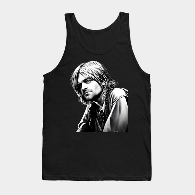 Kurt Cobain 02 Tank Top by Jaymz Weiss Designz